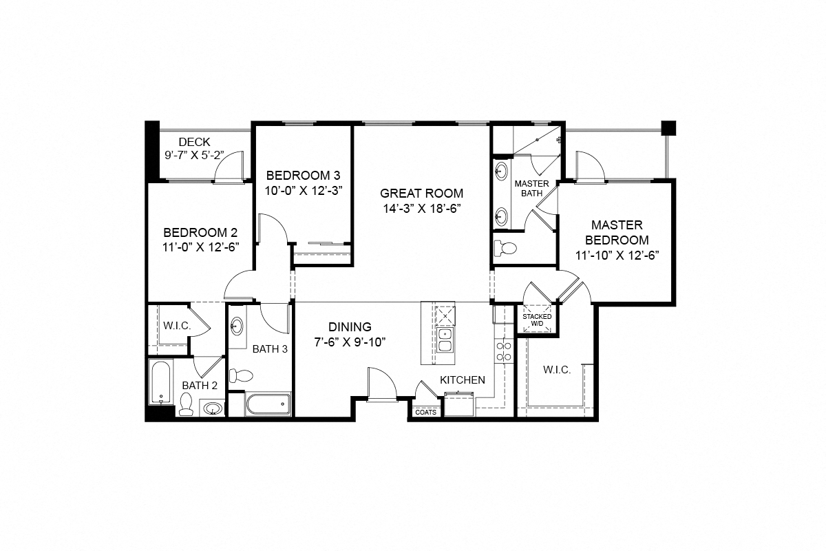 3 Bedroom 3A